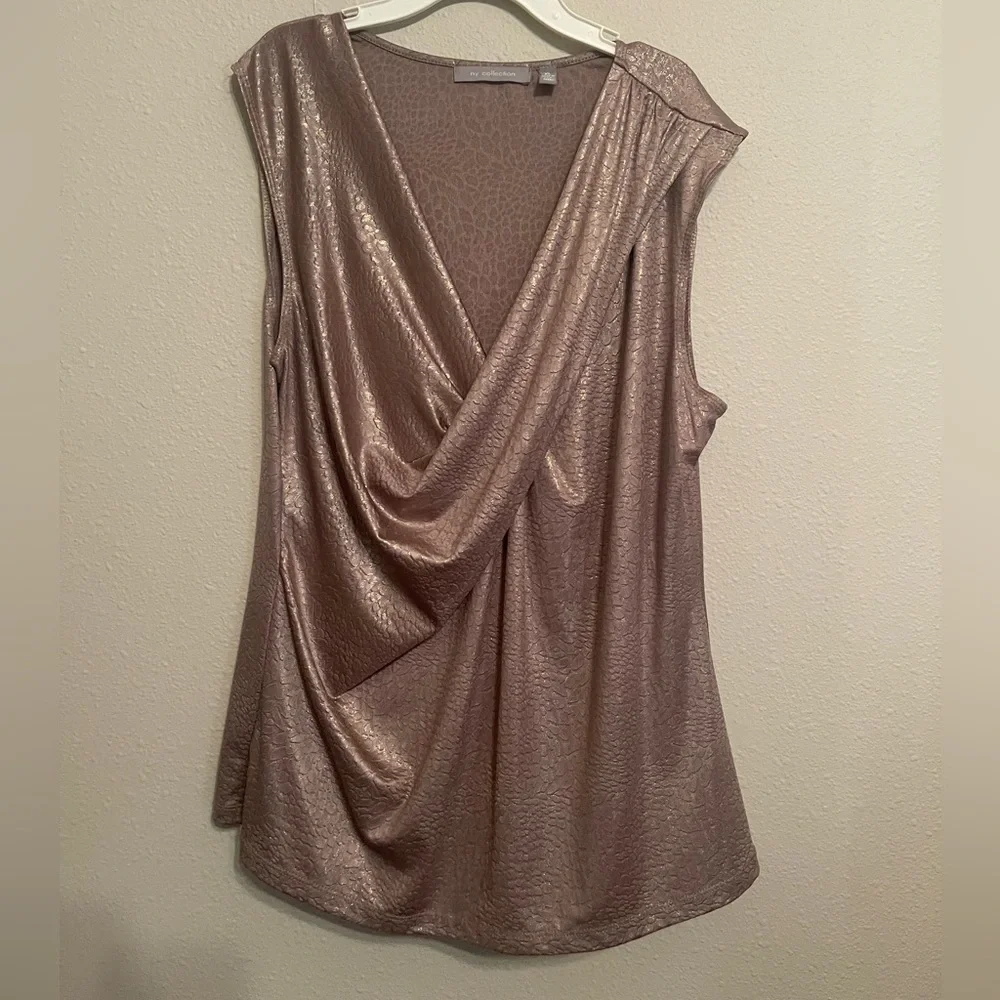 Gold Leopard Print Top - Picture 2 of 6